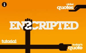Enscripted logo Enscripted main menu